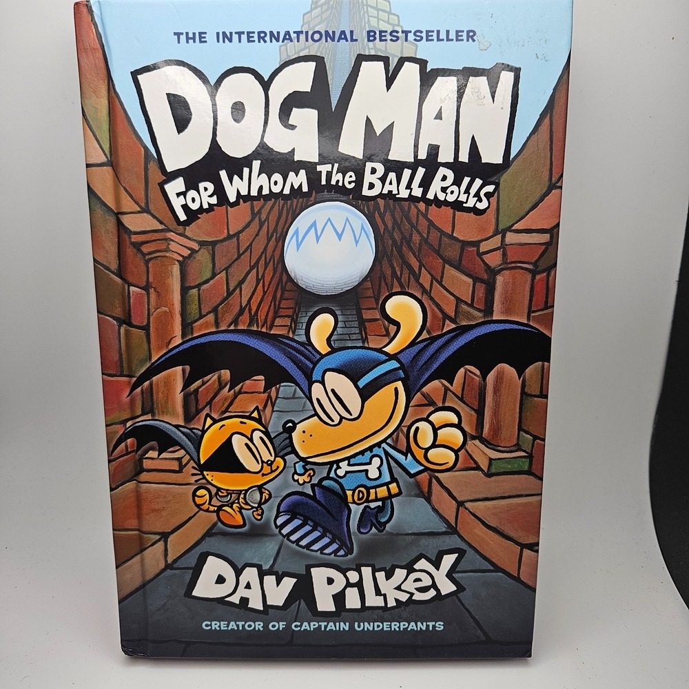 Dog Man: For Whom the Ball Rolls By Dav Pilkey | Hardcover | Scholastic Graphix